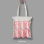 Gelory Cotton Tote Bag Lightweight Medium Reusable Grocery Shopping Cloth Bags Suitable for DIY Advertising Promotion Gift