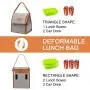 LOVEVOOK fashion Canvas picnic bags keep warm and cool school lunch bags 2022 waterproof custom women cooler bags