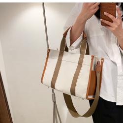 Pure Canvas  Wholesale Handbag Manufacturer Customize bolsos-para-mujeres- Handbag Tote Bag Bolsas Para Mujer