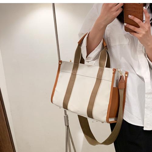 Pure Canvas  Wholesale Handbag Manufacturer Customize bolsos-para-mujeres- Handbag Tote Bag Bolsas Para Mujer