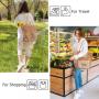 LX073 Summer Travel Mesh Beach Bag for Beach Vacation Swimming Family Travel Essentials Mesh Beach Tote Bag for Women