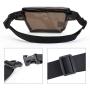 Gelory Fashion Women Waist Bag Custom Logo Clear Fanny Pack Waterproof Waist Pack