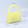 Designer 2024 New Korea Handmade Beaded Bag Luxury Women Beaded Handbags Ladies