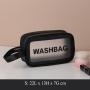 New Arrival Large Capacity Fashion Travel Toiletry Bag Waterproof TPU Clear Zipper Cosmetic Bag Set