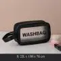 New Arrival Large Capacity Fashion Travel Toiletry Bag Waterproof TPU Clear Zipper Cosmetic Bag Set