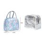 Gelory 2024 Insulated Lunch Bag Thermal Custom Flamingos Printing Tote Bags Cooler Picnic Food Lunch Box Bag