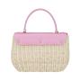 Manufactured Handcrafted Women Cross Body Straw Braid Beach Bag Luxury Ladies PU Leather Handbags Women Designer Bags Handbag
