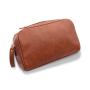 New Personalized Leather Travel Toiletry Bag Large Travel Bathroom Shaving Dopp Kit Large Cosmetic Travel Bag Waterproof