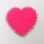 Keymay New Arrival High Quality 5.5cm DIY Glitter Stickers A-Z Embroidery Patches Chenille Letter Patches with Adhesive for Bag