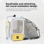 2022 New Design Airline Approved Dog Cat Pet Cages for small dog and cats pet travel bag pet carrier bag
