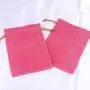 Custom Gold Logo Printing Velvet Gift Pouch Drawstring Velvet Flannel Perfume Cosmetic Perfume Pack Packing Velvet Jewelry Bag