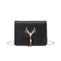 Korean New Style Small Ladies Tassel Bag Fashion Diamond Lattice Chain Shoulder Crossbody Bag Printing Square Casual Bag