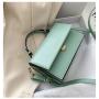 2022 New Fashion Women's Bag High Texture Pu Solid Color Lock Women's Handbag Leisure Simple Single Shoulder Messenger Bag
