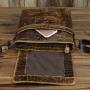 2024 Custom Crocodile Genuine Leather Shoulder Sling Bag For Crossbody Men