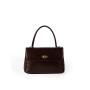 Custom LOGO Simple Black Handle Shoulder Leather Crossbody Flap Tote Bag Ladies Factory Customized