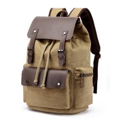 Unisex Canvas Casual Bag Anti-Theft Backpack Computer Schoolbag for Men and Women for Students