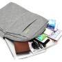 ZR316 2023 USB Charged Computer Bag Three Piece Business Backpack Men's Canvas Bag Student Schoolbag Backpack