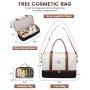 LOVEVOOK Travel Weekender Duffle Bag Women Carry on Overnight Gym Tote Bag with Shoe Compartment Hospital Bag for Labor Delivery