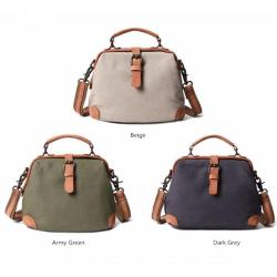 2024 New Design  New Trendy  Canvas Luxury Handbags For Women Fashion OEM Wholesale Vegan Ladies Handbags