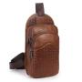Custom Men's waist bags handcraft genuine leather  waist men   bags  fashion  Men shoulder bags factory wholesale handbags