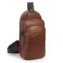 Custom Men's waist bags handcraft genuine leather  waist men   bags  fashion  Men shoulder bags factory wholesale handbags