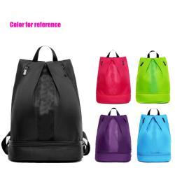 Customized LOGO Dry And Wet Separation Bags Men & Women Sport Gym Backpack With Shoe Compartment