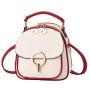 ZR697 New Women Bag Backpack Fashion Good Girl PU Leather Waterproof Schoolbag Female Flip Cover Versatile Travel Crossbody Bag
