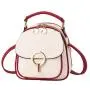 ZR697 New Women Bag Backpack Fashion Good Girl PU Leather Waterproof Schoolbag Female Flip Cover Versatile Travel Crossbody Bag