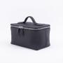 OEM Bolsa De Maquillaje Small Custom Quality Genuine Leather Beauty Case Make Up Travel Cosmetic Boxes Zipper Wash Toiletry Bags
