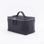 OEM Bolsa De Maquillaje Small Custom Quality Genuine Leather Beauty Case Make Up Travel Cosmetic Boxes Zipper Wash Toiletry Bags