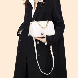 2024 new summer fashion chain bag women's shoulder crossbody bag with cover luxury women's handbags