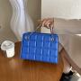 Women's Shoulder Bags 2024 New Korean Retro Chain Solid Color Armpit Bag Lingge Casual Bags for Women