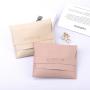 Jiaxinda Luxury Custom Emboss Jewelry Pouch Packaging Microfiber Flap Envelope Necklace Bracelet Jewelry Bag