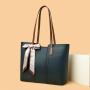 2024 Advanced New Lychee Grain Shoulder Tote Bag Vegan Leather PU Two Soft Underarm Straps Fashionable Simple Design Beach Use