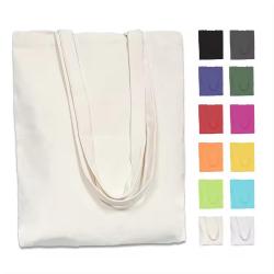 ZF008 New Gift Shopping Bag Eco-Freindly Square Travel Tote Bag Customized Logo Printed Organic Cotton Canvas Bag