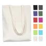 ZF008 New Gift Shopping Bag Eco-Freindly Square Travel Tote Bag Customized Logo Printed Organic Cotton Canvas Bag