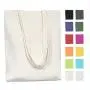 ZF008 New Gift Shopping Bag Eco-Freindly Square Travel Tote Bag Customized Logo Printed Organic Cotton Canvas Bag