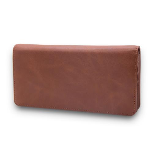 Wholesale credit card long wallet for women  PU leather zipper pocket women wallet