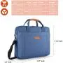 Laptop Shoulder Bag environmental 15.6-Inch Laptop or Tablet /Sleek Durable and Water-Repellent Fabric Computer Tote Bag