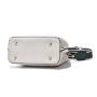 Simple and casual lychee patterned contrasting single shoulder crossbody bag
