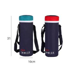 SN062 Custom Logo Promotional Reusable Thermal Insulation Bag Oxford Cloth Water Bottle Protective Sleeve Cooler Bag For Travel