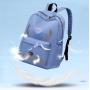 KBW404 Backpack Cartoon Large Capacity Waterproof Student Fashion Small Fresh Backpack Trend Korean Edition Student Schoolbag