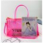 2022 Waterproof PVC Large Weekend bag Transparent Beach Hand luggage white sports fitness bag Brand training bags
