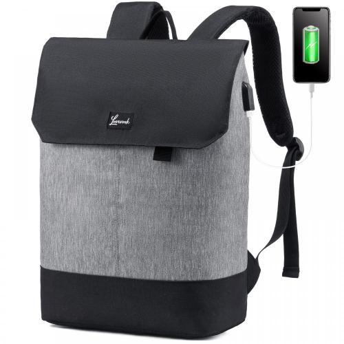 2024 high quality fashion eco-friendly design bags 100% recycled PET portable college bag laptop backpack unisex with USB port