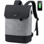 2024 high quality fashion eco-friendly design bags 100% recycled PET portable college bag laptop backpack unisex with USB port