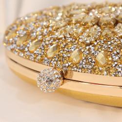 KBW639 Hot New Women Clutch Bag Alloy Diamonds Evening Bag High Quality Ladies Handbag Dress Banquet Handbag