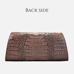 Custom Made Luxury Classic Design Genuine Crocodile Skin Leather Woman Lady Casual Evening Party Clutch Bag Handbag For Women