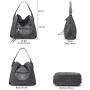 REALER New style PU Leather women's Shoulder Bag Large Capacity Crossbody Bags with Tassel Customize women ladies Hobo Handbags