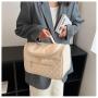 2024 new large capacity wearable makeup bag PU leather comfortable travel women portable high value handbag