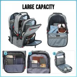 LOVEVOOK laptop backpack men 17.3/15.6 inch anti-theft school backpack boys school daypacks bag With Lock Men's Travel Backpacks